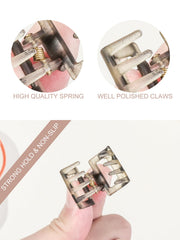 Ivyu clips in hand to show compact size and easy portability for on-the-go styling