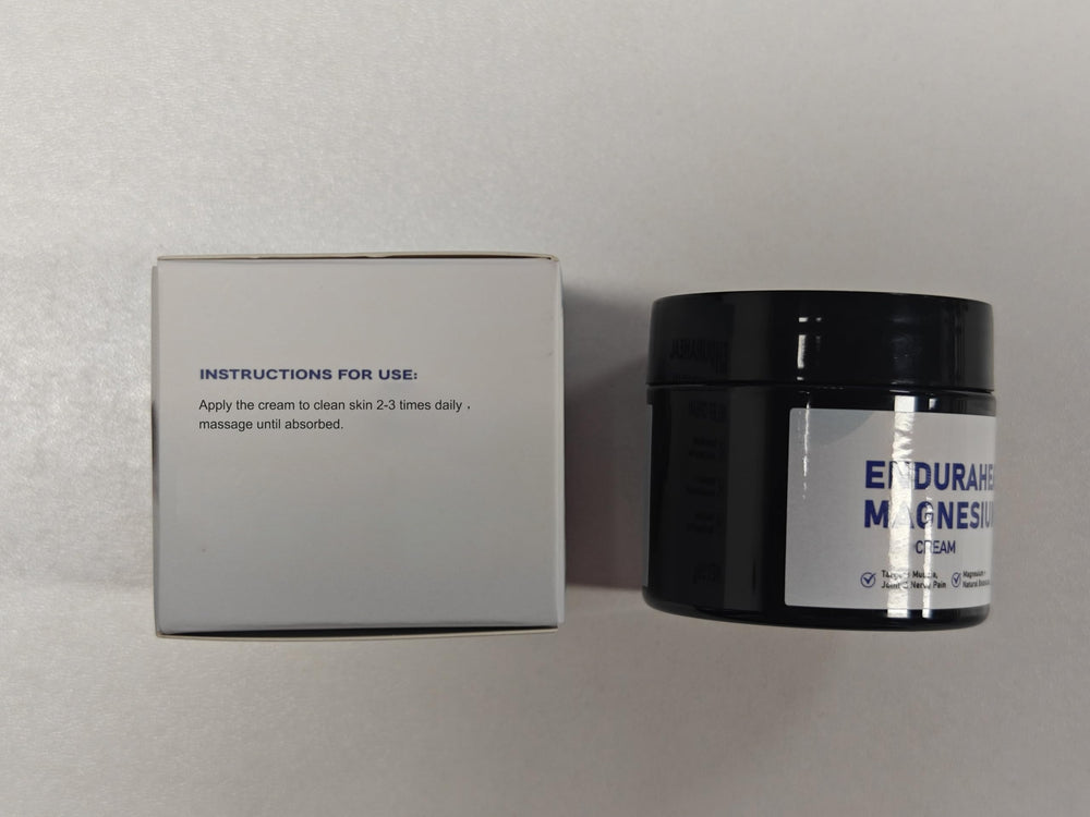 iYanoc EnduraHeal size comparison with coin showing travel friendly 50g tube