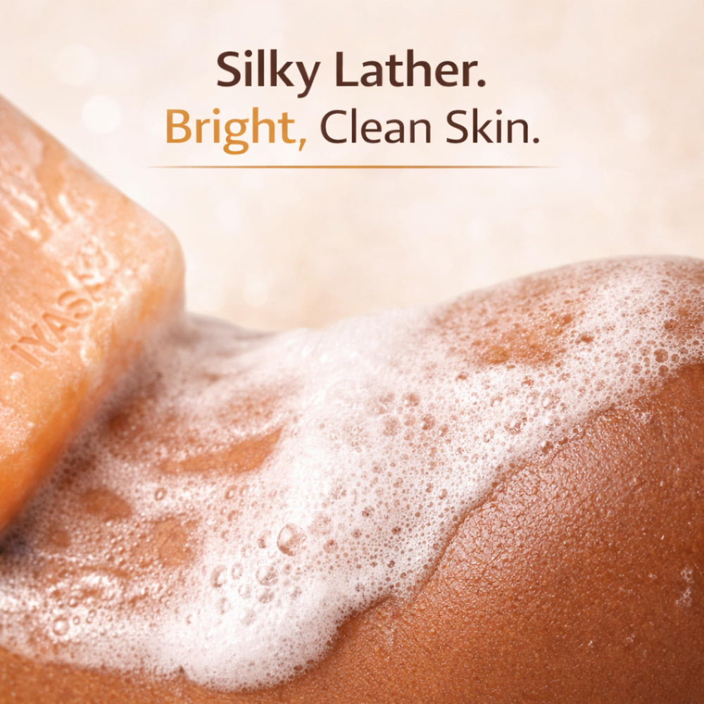 IYASA soap on bathroom tray illustrating daily use convenience