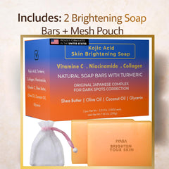 IYASA soap held in hand showing real size and scale