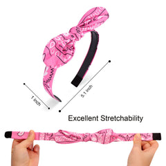 Jaciya headband styled with casual outfit, coordinates with multiple looks