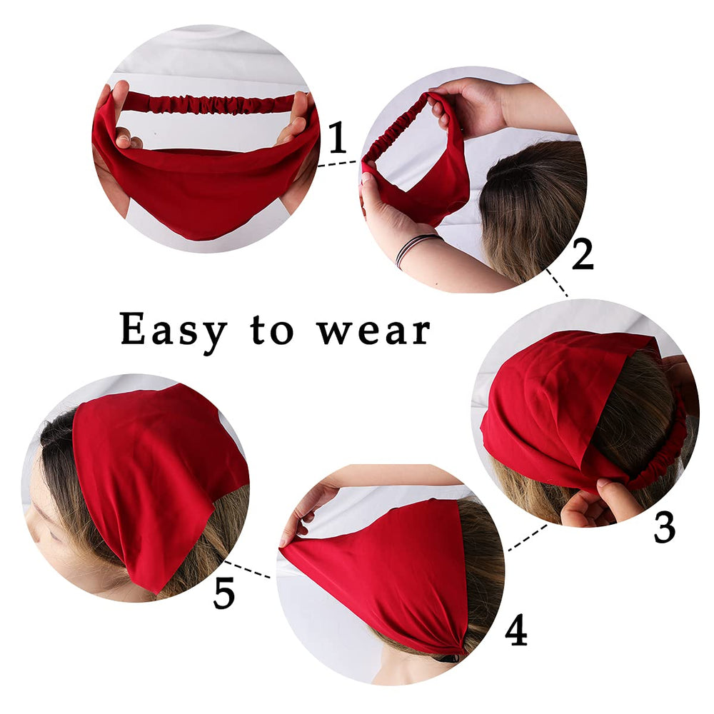 Jaciya bandana held in hand for scale showing compact travel convenience