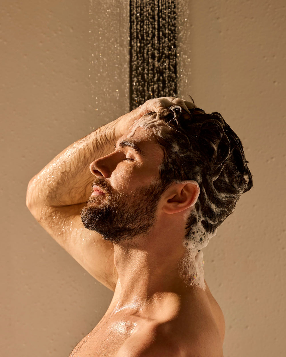 Jack Black all-over wash texture close-up illustrating lather and gentle cleanse