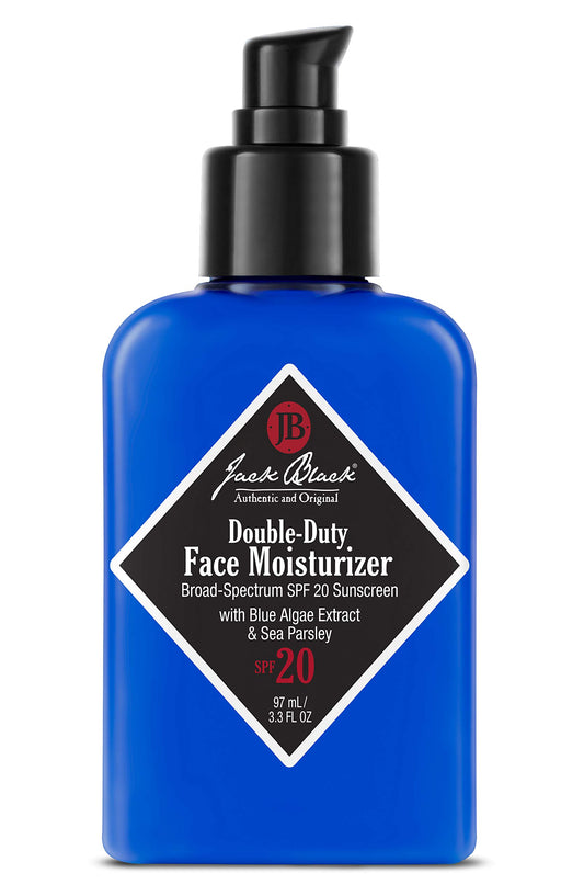 Jack Black front tube view showing label and SPF benefit