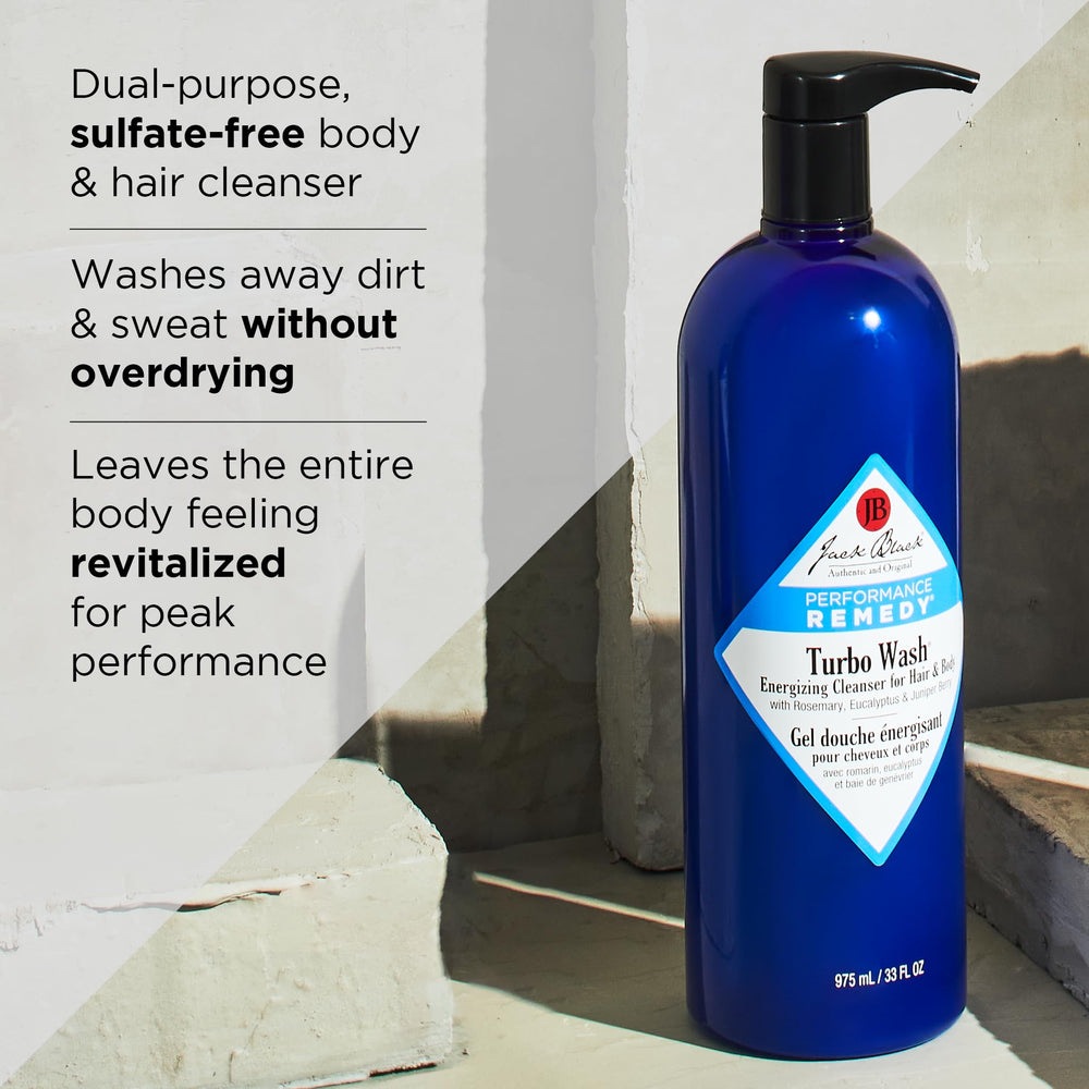 Jack Black with rosemary and eucalyptus botanicals showing natural scent