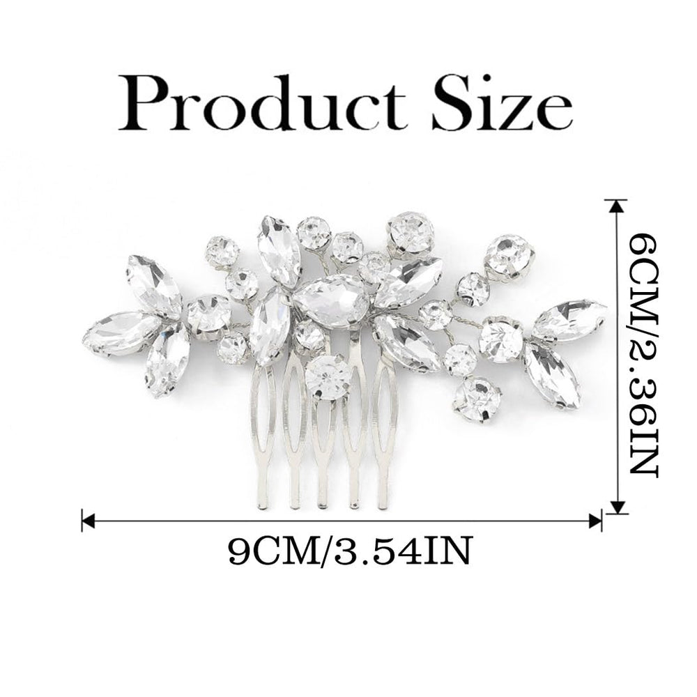 JAKAWIN hair comb in updo showing styling application and elegance benefit