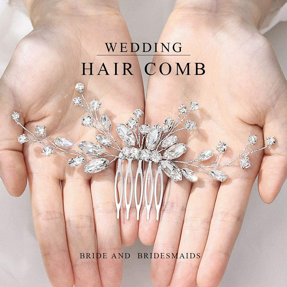 JAKAWIN comb styled with veil to show layering compatibility and cohesive look