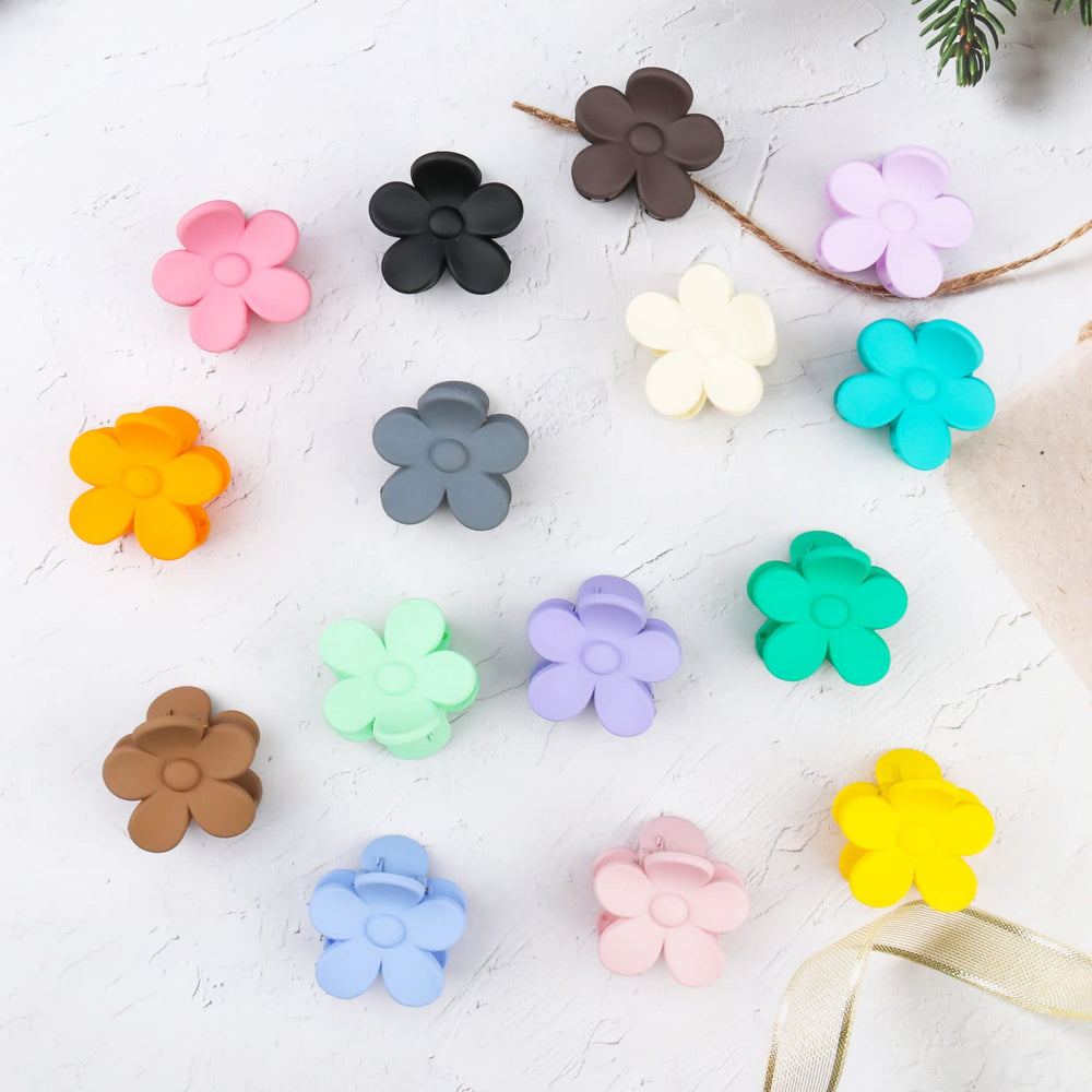 JALANCY full color range laid flat illustrating 15 matte shades for styling