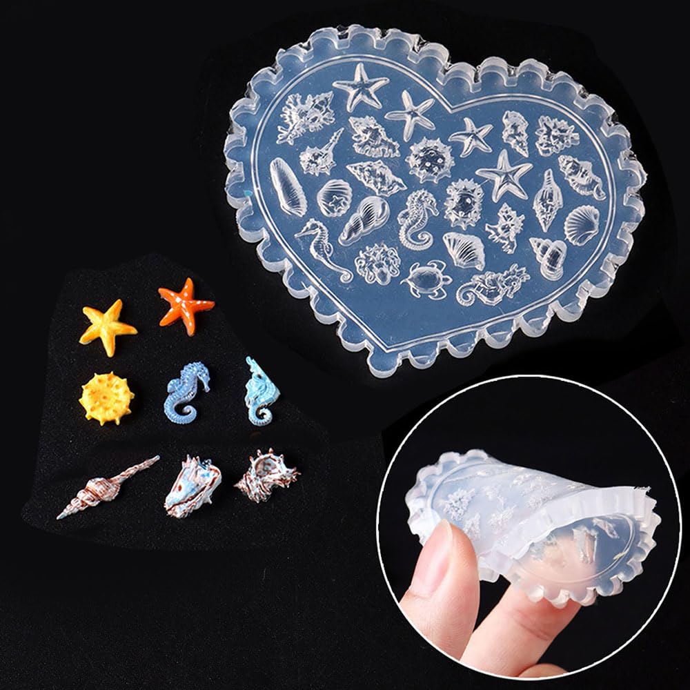 Jaliya hands pressing sculpting gel into mold, fast production of charms