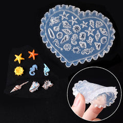 Jaliya hands pressing sculpting gel into mold, fast production of charms