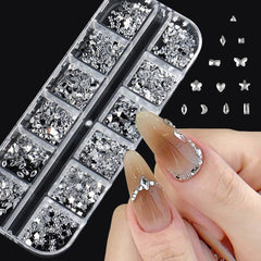 Jaliya reflective rhinestone surface close-up demonstrating brilliant shine for nails