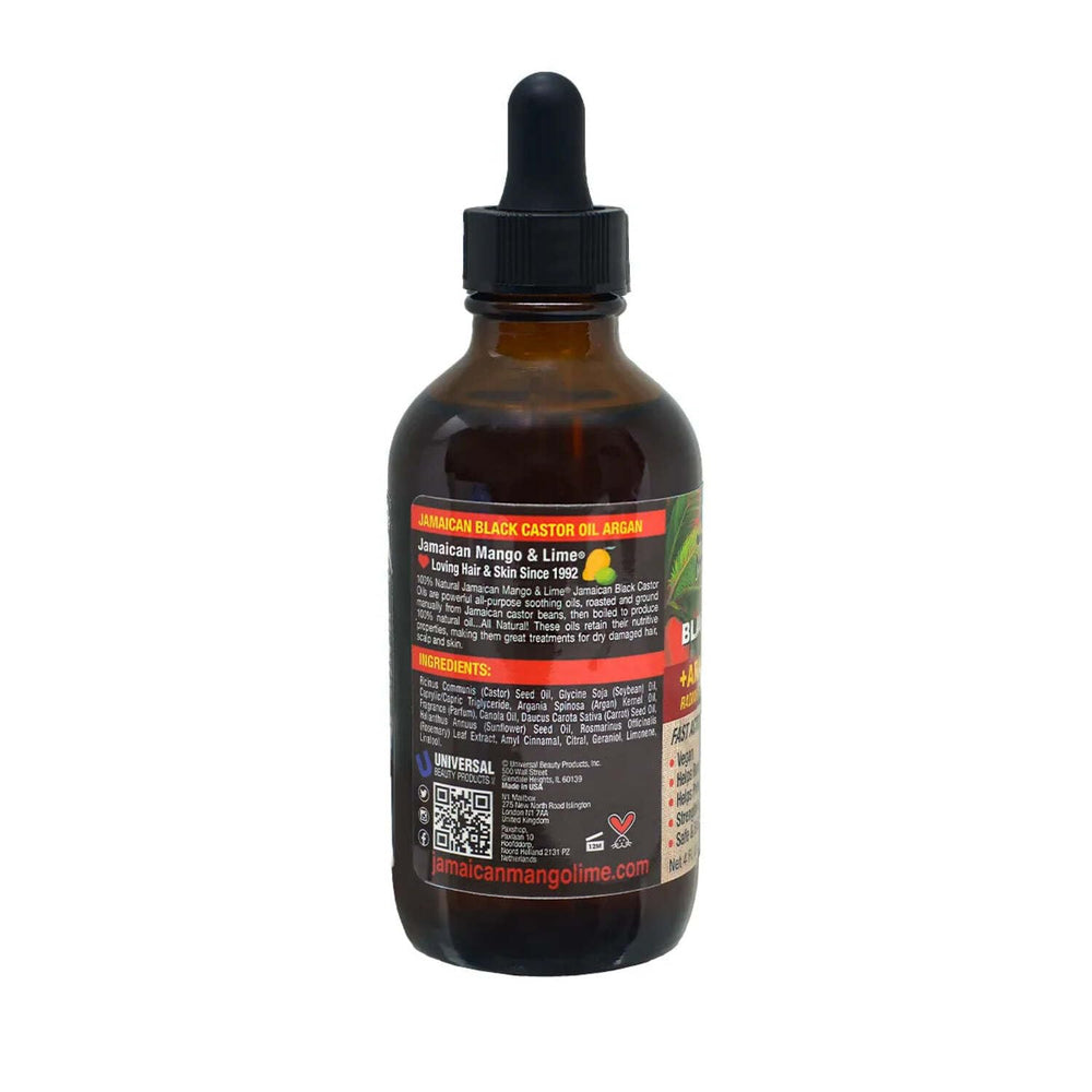 Jamaican Mango & Lime oil being massaged into scalp to boost moisture benefit