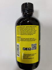 Jamaican Mango & Lime label close-up highlighting product ingredients benefit
