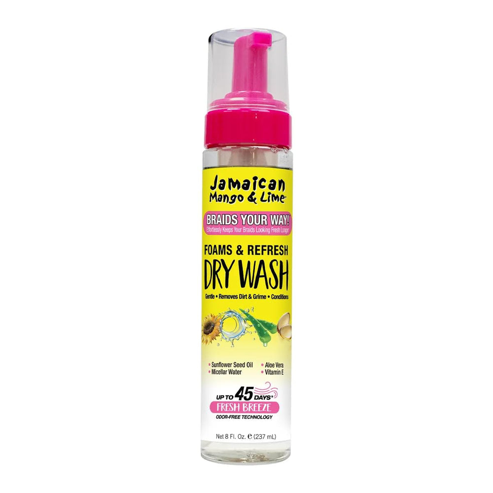 Jamaican Mango & Lime front bottle view showing brand and portable cleansing benefit