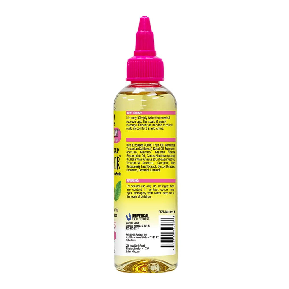 Jamaican Mango & Lime oil droplet close-up displaying lightweight texture and quick absorption