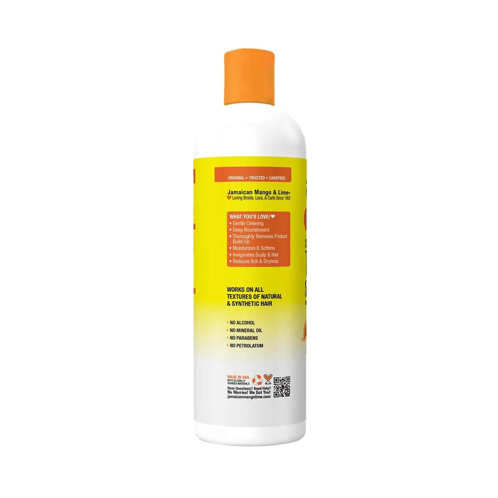 Jamaican Mango & Lime shampoo applied to scalp demonstrating refreshing tingle