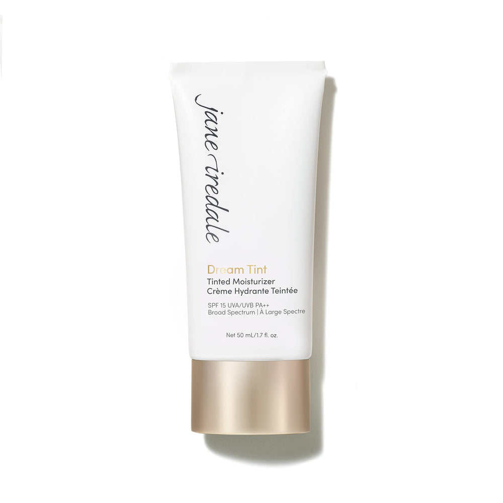 jane iredale Dream Tint front packaging showing bottle and label for easy identification and shelf appeal