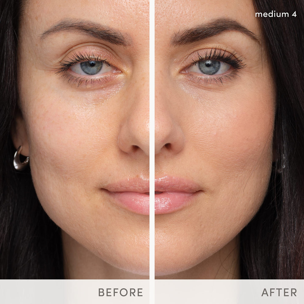 jane iredale close-up texture highlighting lightweight hydrating finish