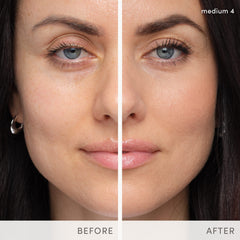 jane iredale close-up texture highlighting lightweight hydrating finish