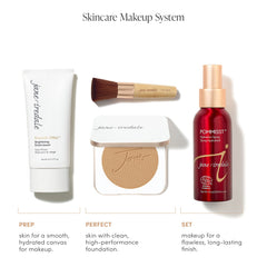 jane iredale Smooth Affair size comparison shows 1.7 fl oz bottle for travel-friendly benefit