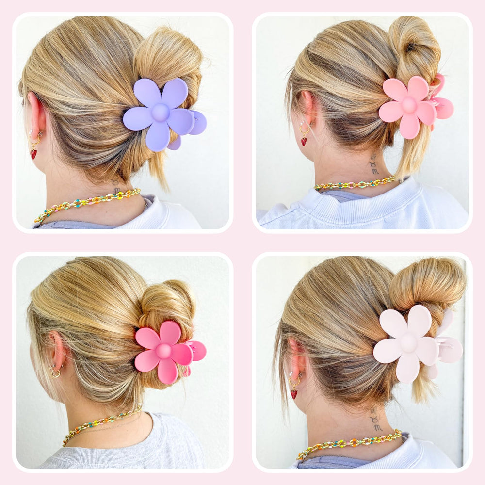 JANFUN clip securing high ponytail demonstrating reliable grip during activity