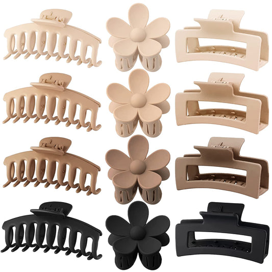 JANFUN front packaging showing full 12-piece set and neutral colors for versatile styling