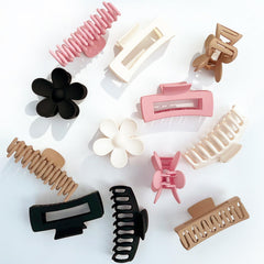 JANFUN clips on a bathroom vanity during skincare routine for quick hands-free convenience