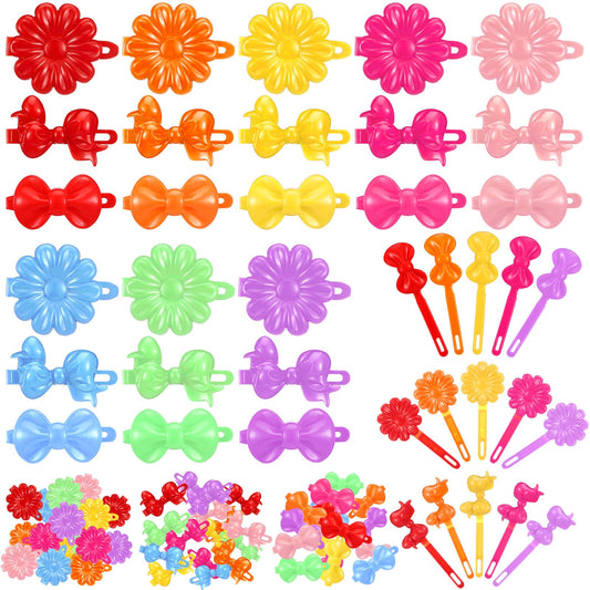 Janinka front packaging showing 72 colorful clips and easy storage benefit