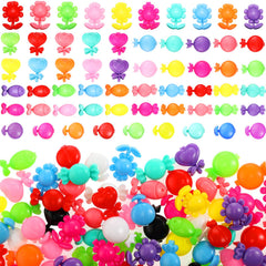Janinka front packaging showing colorful multi-shape barrettes and quick selection benefit