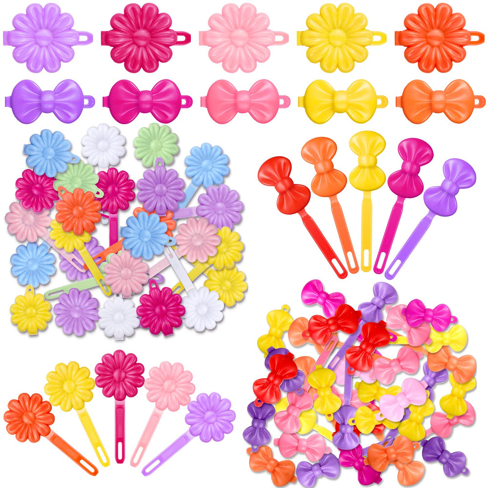 Janinka front view showing colorful barrettes, perfect for playful styling