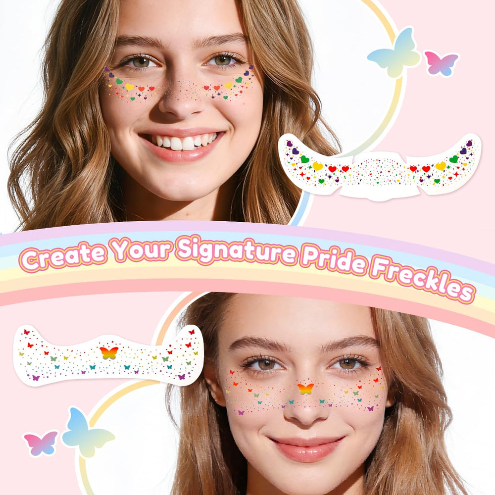 Janolia sticker and freckle set detail for precise shapes and quick decorations