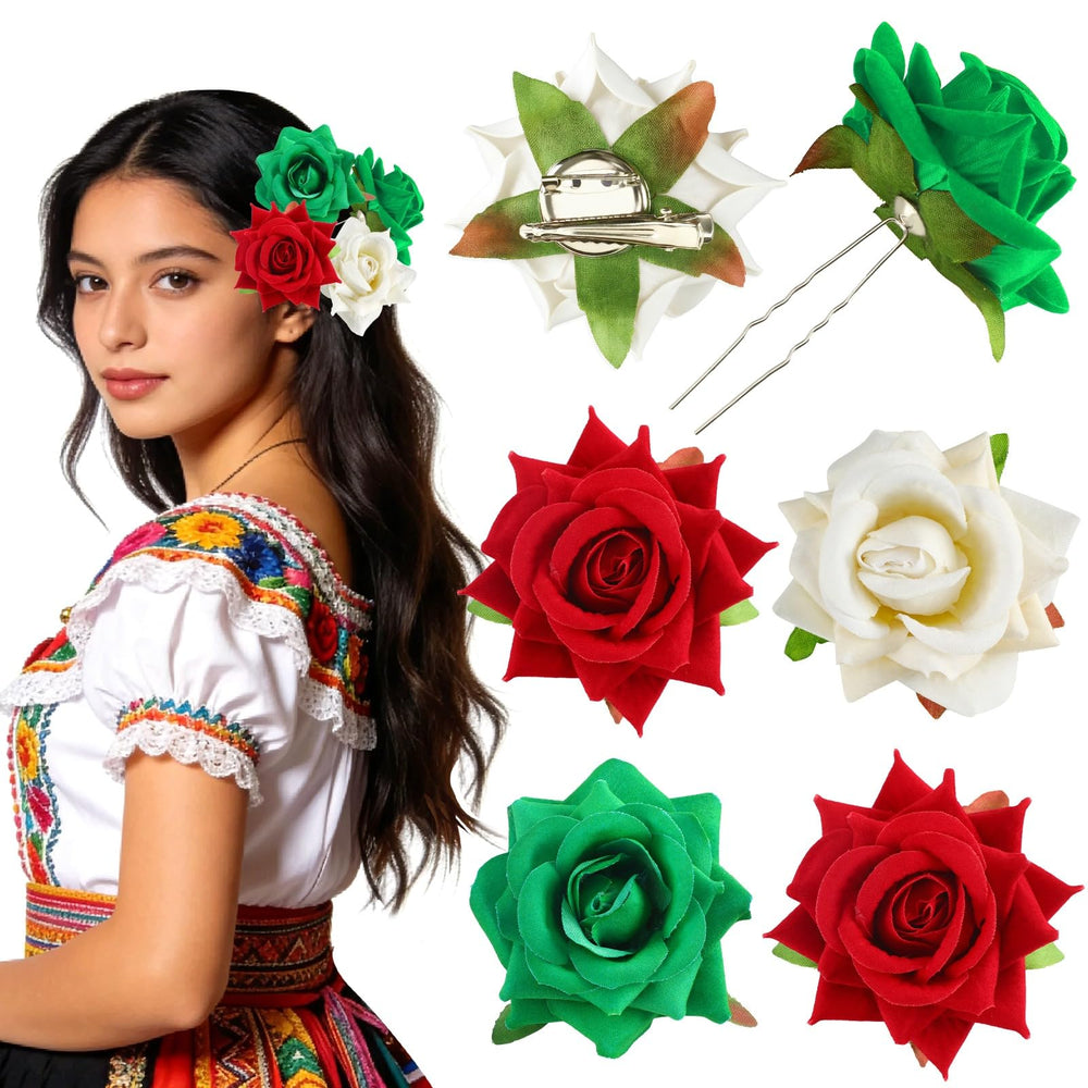 JANYUN front view of nine-piece rose set showing tricolor accents and storage