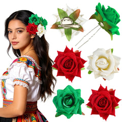 JANYUN front view of nine-piece rose set showing tricolor accents and storage