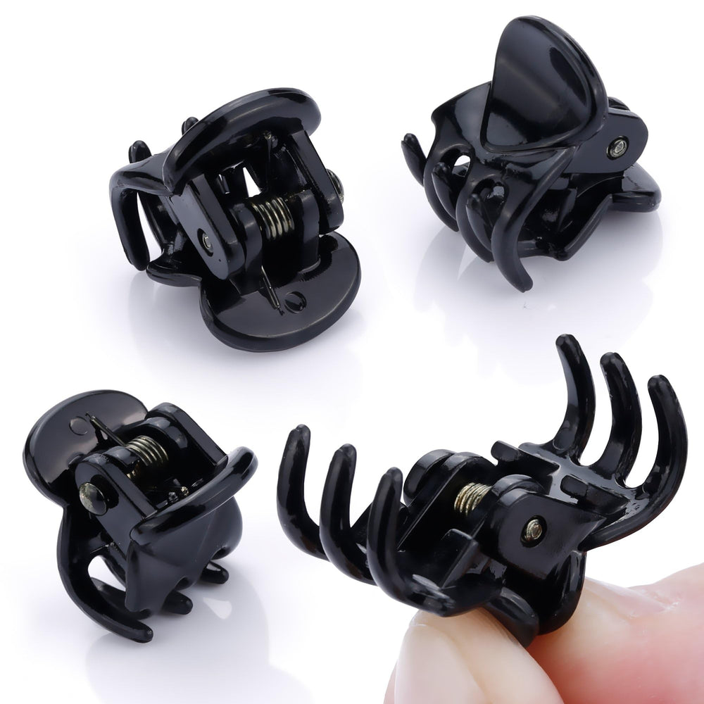 JANYUN clips securing short and layered hair to demonstrate versatile grip