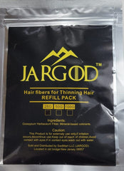 JARGOD hand applying fibers to target area for quick concealment benefit