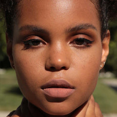 Jason Wu model wearing freckles for a radiant, customizable daytime look
