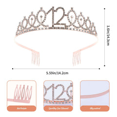 JasperKino tiara close detail highlights rhinestones for photo sparkle