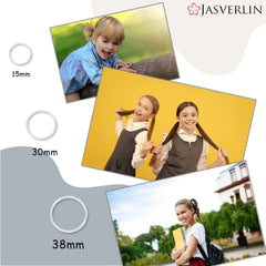JASVERLIN elastics arranged with braiding tools for professional styling