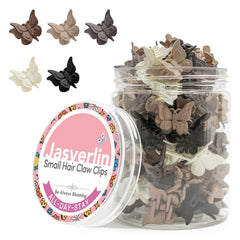 JASVERLIN front packaging showing 50 neutral butterfly clips and case, organized and ready