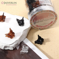 JASVERLIN clip holding bangs in place demonstrating secure gentle grip