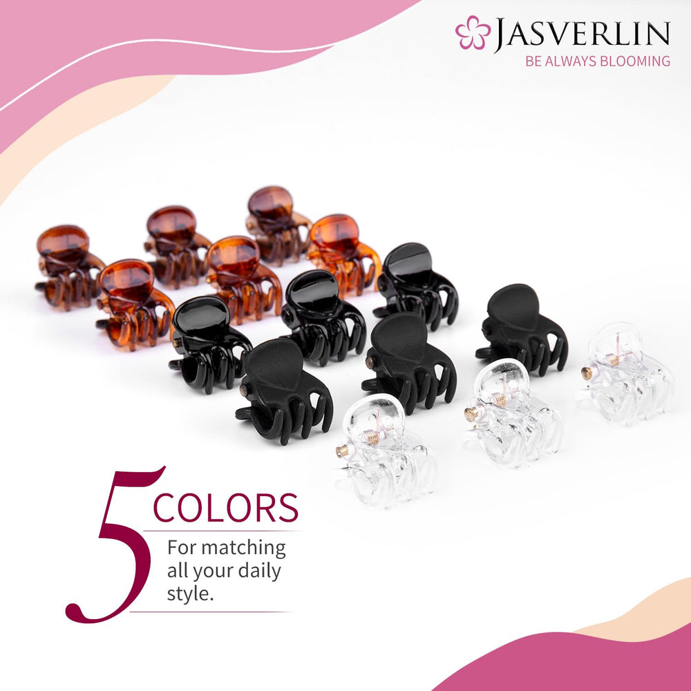 JASVERLIN clips spread on table showing travel-ready convenience benefit