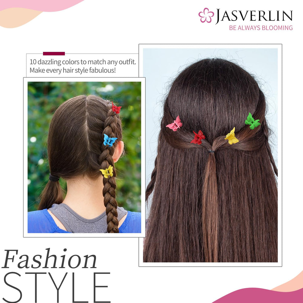 JASVERLIN scattered multi-color clips showing mix-and-match creativity