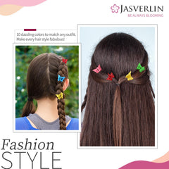 JASVERLIN scattered multi-color clips showing mix-and-match creativity