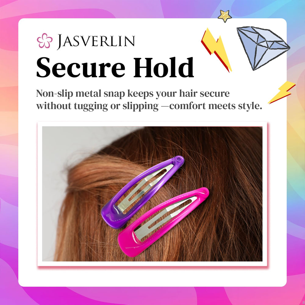 JASVERLIN clip held in hand for scale illustrating 2.5 inch length and coverage