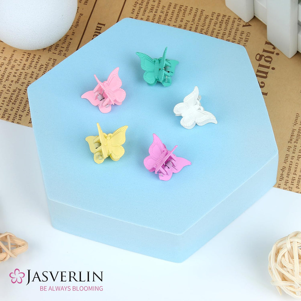 JASVERLIN storage container with organized gradient clips for quick access