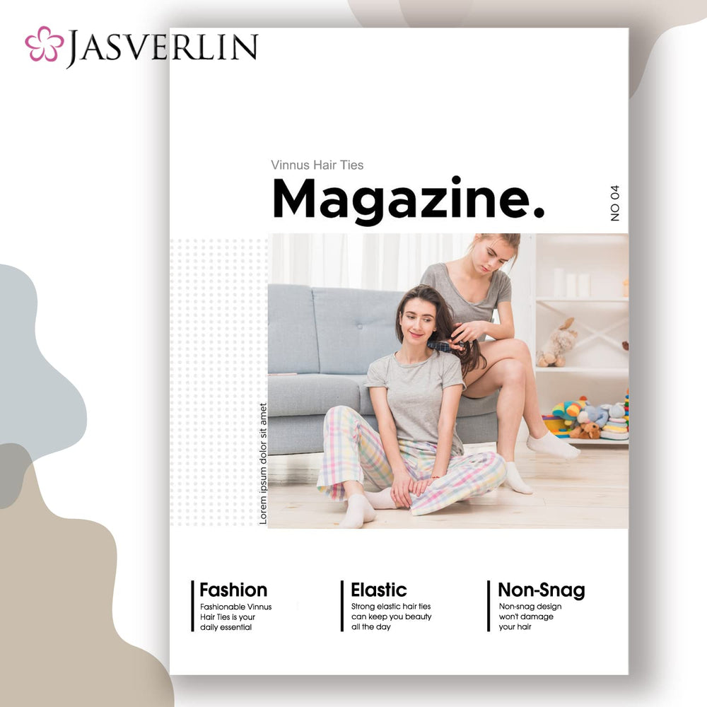 JASVERLIN hair tie worn on wrist for quick access and convenience benefit