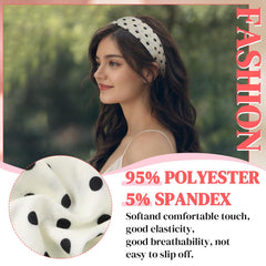 JATEBI headbands laid flat displaying patterns and easy selection benefit