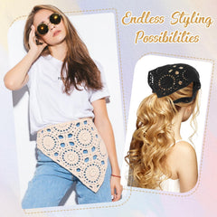 JATEBI model wearing boho knot demonstrating styling versatility