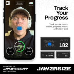 Jawzrsize accessories with carrying cases and necklace for hygienic storage and portability