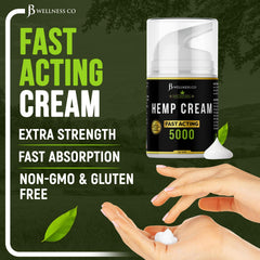 JB Wellness Co cream texture close-up highlighting smooth non-greasy feel